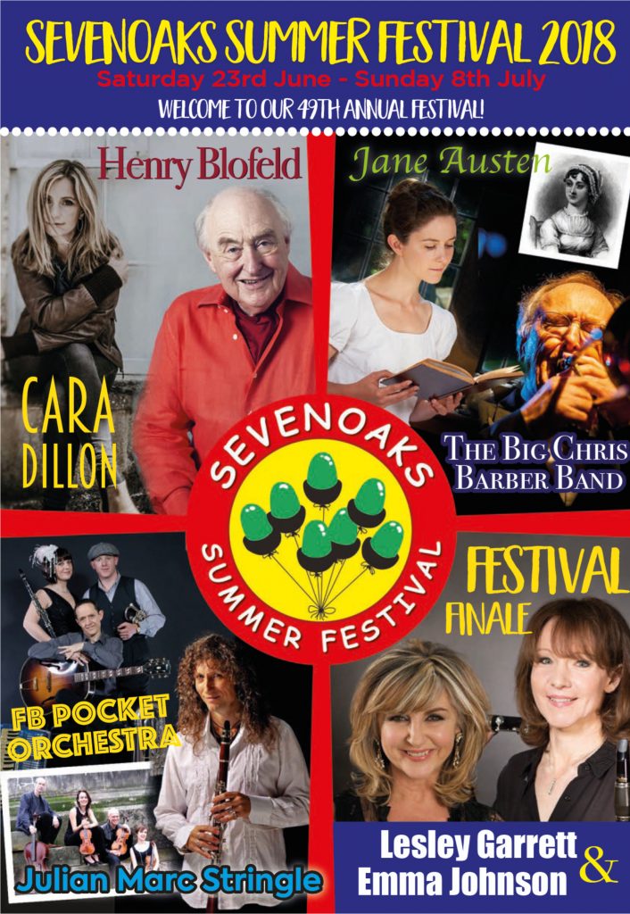 Sevenoaks Summer Festival 2018 Box Office Now Open - Pick Up A Brochure 