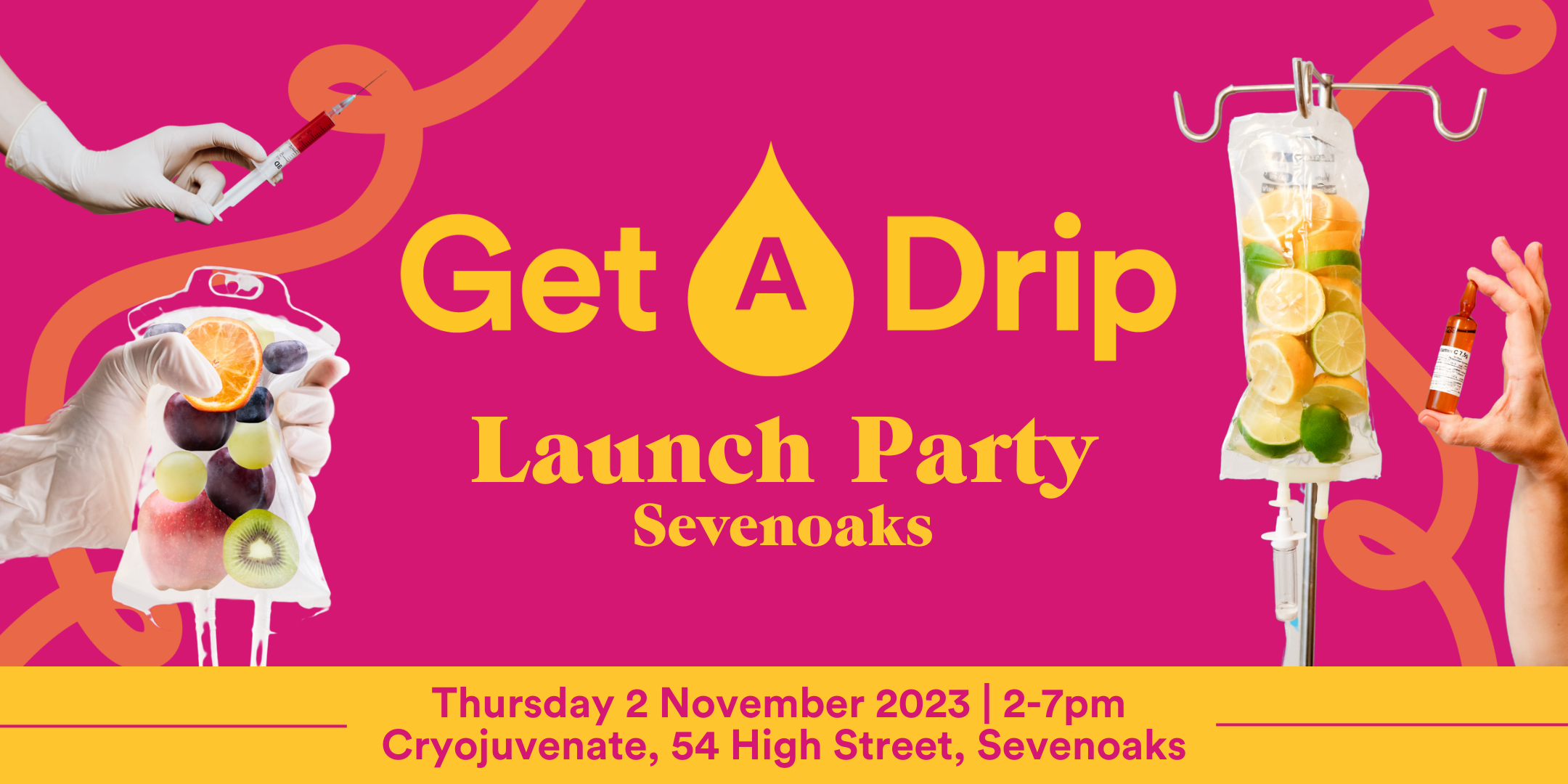 get a drip sevenoaks launch party