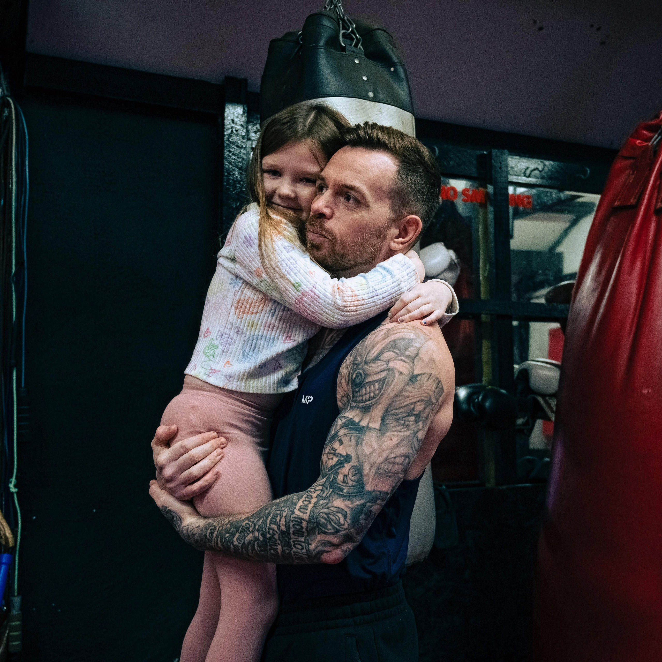 rory crawford and his young daughter